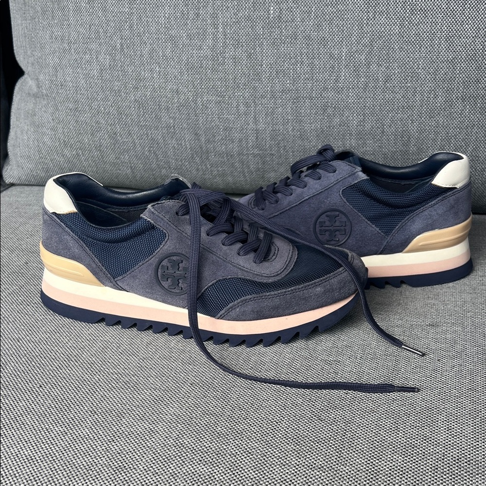 Tory Burch Navy and white Women's Sneakers